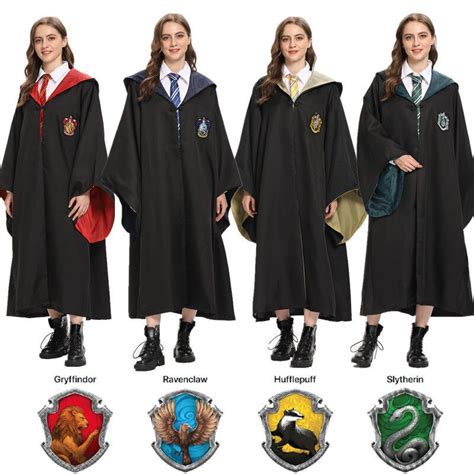 Children S Harryy Potter Cosplay Costume Magic Robe Cloak Cape Hermione