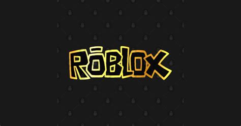Logo Roblox Game Gold Transparant Roblox T Shirt Teepublic