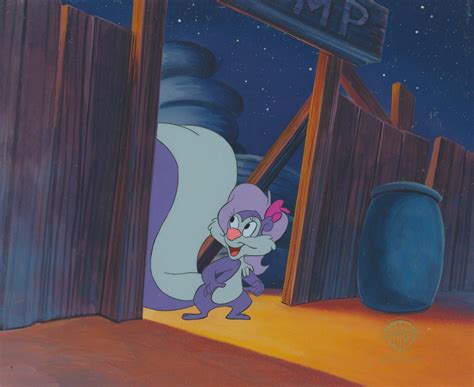Tiny Toons Original Production Cel Fifi La Fume In Looney Tunes Characters Cel