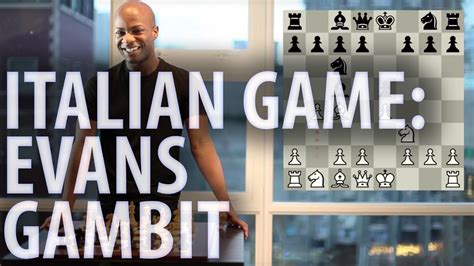 D4 and is an aggressive line in the italian game. Chess openings - Italian Game: Evans Gambit - YouTube