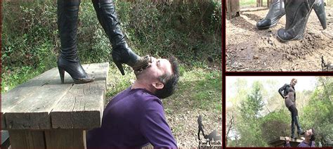 Mistress Kitty In Scene Disgusting Muddy Boots Cleaning Footfetishattitude Sd P Wmv
