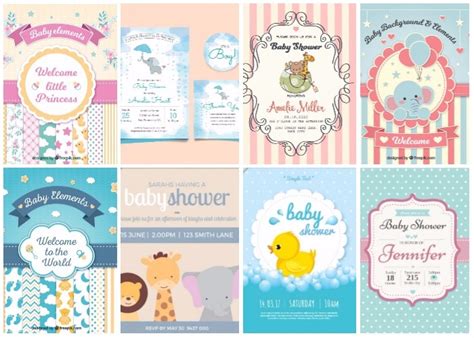 Kit imprimible juegos para baby shower para imprimir en blanco y negro. 20 Invitaciones para Baby Shower: edita e Imprime GRATIS 【2018】