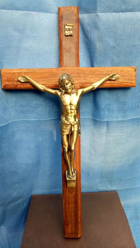 32 Cm Large Top Christianism Home Decor Jesus Christ On Cross The