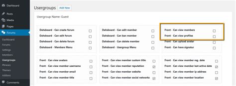 Member Optional Visibility How To And Troubleshooting Wpforo