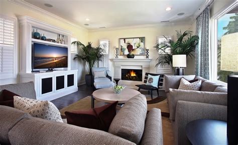 Comfort can be prioritized even in small living. Small Living Room With Corner Fireplace - Modern House