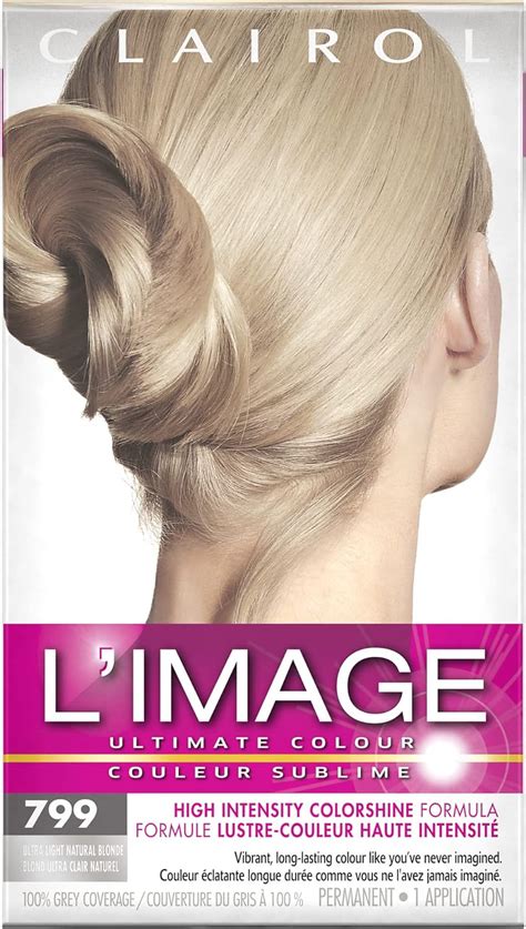 Clairol L Image Permanent Hair Dye 799 Ultra Light Natural Blonde Hair