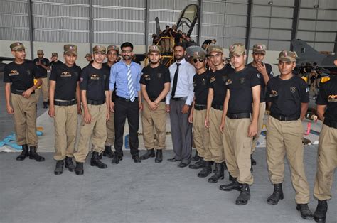Cadets Visit To Paf Base Sargodha Joint Forces College