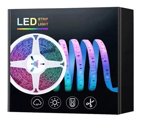 49ft Flexible Tira De Luz 3528 Rgb Led Smd Luces Remotas Roo Cuotas