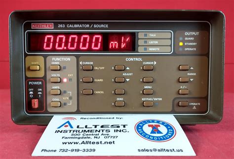 263 Keithley Calibrator Source With Gpib Interface Alltest