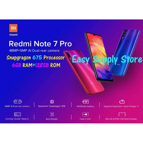 Great savings & free delivery / collection on many items. Xiaomi Redmi Note 7 Pro Price in Malaysia & Specs - RM759 ...