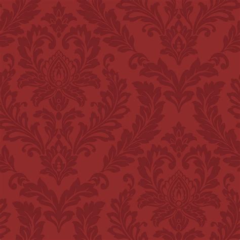 York Wallcoverings Red Damask Wallpaper Lw5895 The Home Depot