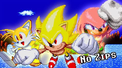 Tas Sonic Classic Heroes As Team Super Sonic No Zips Speedrun In 26