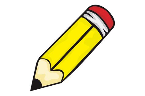 School Item Pencil With Transparent Background 24029499 Png