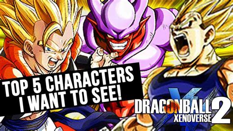 Yet as far as the top tier characters go i don't think it would matter all that much. Dragon Ball Xenoverse 2: Top 5 Characters Wishlist! [Dragon Ball Z Movies & Series Characters ...