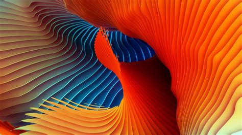 Orange Blue Swirl HD MacBook Wallpapers | HD Wallpapers | ID #45677