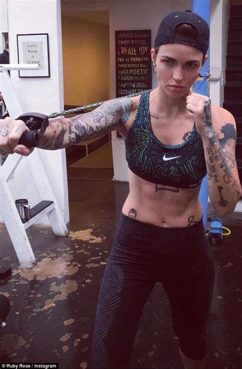 Ruby Rose Trains For Xxx Return Of Xander Cage And John Wick Daily Mail Online