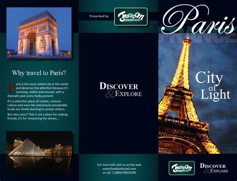 Brochure Samples Pics Brochure Paris