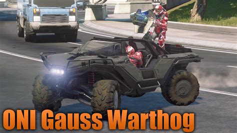 Halo 5 Guardians Oni Gauss Warthog Legendary Vehicle Showcase