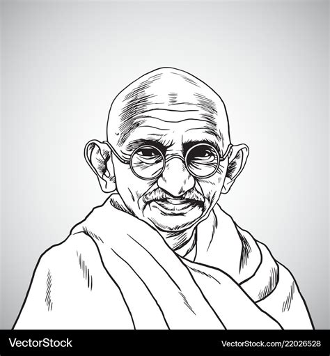 Mahatma Gandhi Cartoon Mahatma Gandhi Cartoon Portrait Drawing