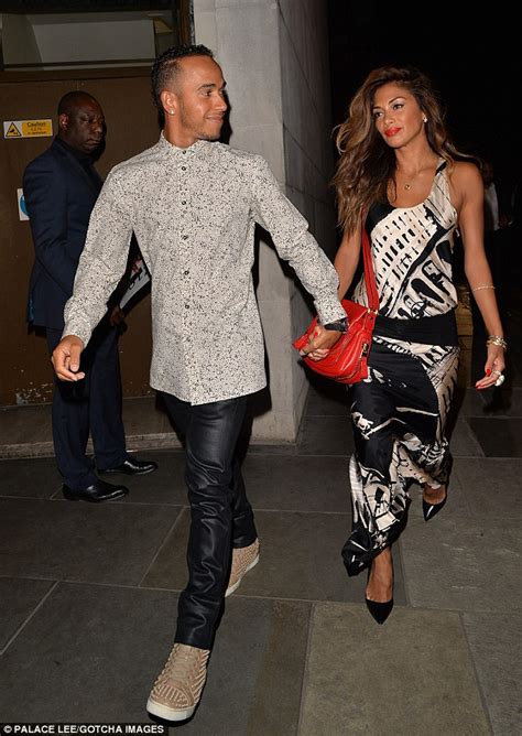 Nicole Scherzinger And Lewis Hamilton Get Up Close And Personal In