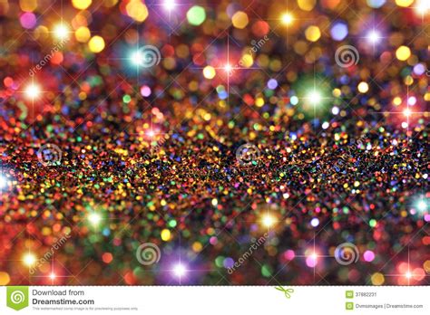 Party Lights Glitter And Stars Background Stock Image Image Of