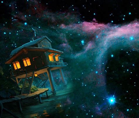 Space House By Elijah Kott Redbubble