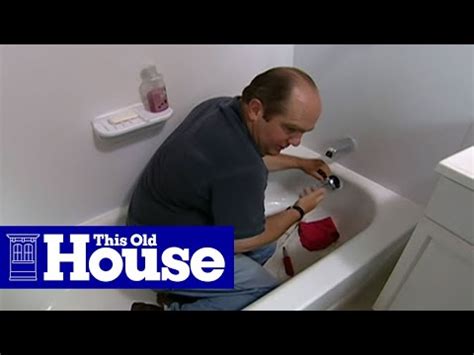 You will be upset every time when you will release the stopper and waiting for the water to be drained. How to Clear a Clogged Bathtub Drain - This Old House ...