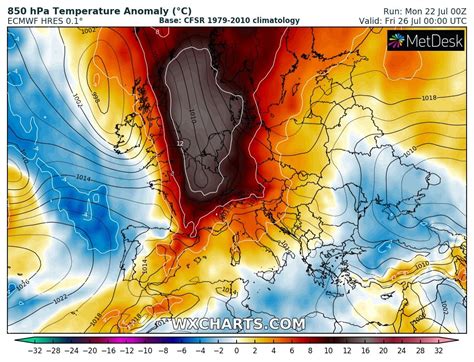 Intense Heat With Near Record Breaking Temperatures Will Develop Across