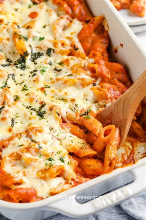 Creamy Tomato Pasta Bake {quick And Easy } Spend With Pennies