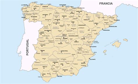 Mapa De España Y Francia Mapa De Rios
