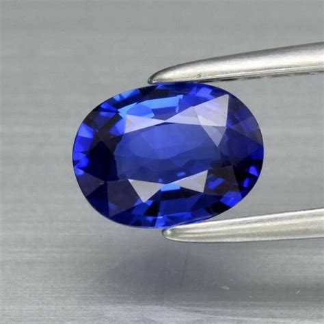 1 Pcs Deep Blue Sapphire 081 Ct Catawiki