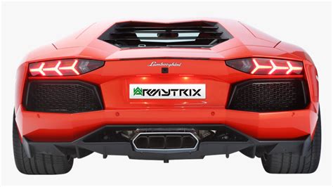 Lamborghini Aventador Rear End Hd Png Download Transparent Png Image