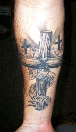 Cross tattoos are also mixed with other elements to make it more beautiful, design like roses, flying doves, butterflies and some small ideas works very well when combined it cross tattoo designs. wooden cross tattoos for men | post navigation wood cross ...