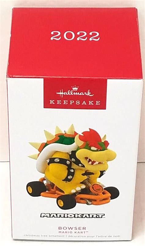 Hallmark Keepsake Christmas Ornament Nintendo Bowser Mario Kart New 2022 Ebay In 2022 Custom