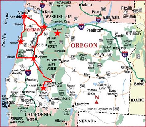 Labeled Map Of Oregon With Cities World Map Blank And Printable