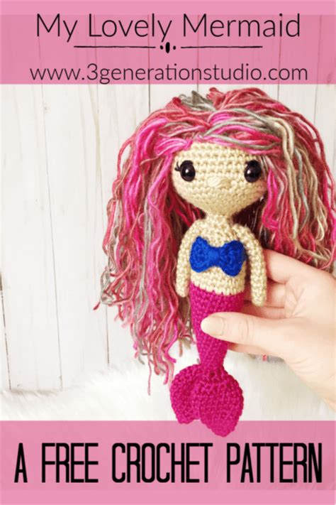 My Lovely Mermaid A Free Crochet Pattern Byholleyshae In 2020