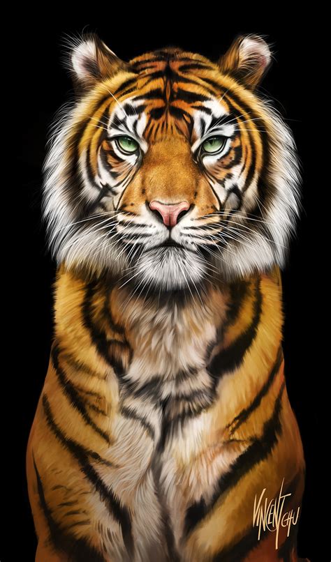 Procreate Painting Tiger On Behance