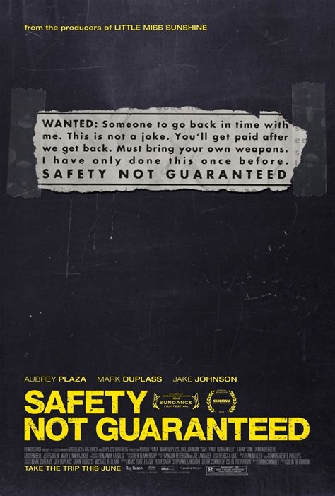 Safety Not Guaranteed 2012 Pictures Trailer Reviews News Dvd And