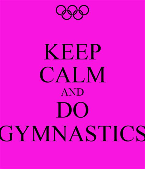 Keep Calm And Do Gymnastics Poster Colin Keep Calm O Matic