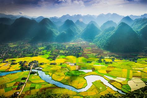 Bac Son Valley In Lang Son Province Vietnam