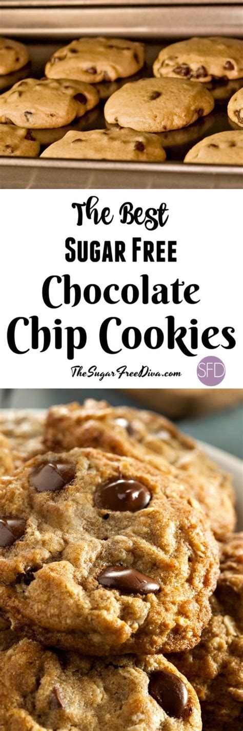 Please see recipe post for further details on this recipe. This is the recipe for The Best Sugar Free Chocolate Chip Cookies