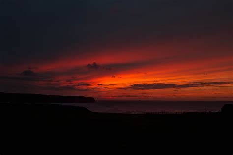 Whitby Sunset Sunset Whitby Uk A View From The White Ho Flickr