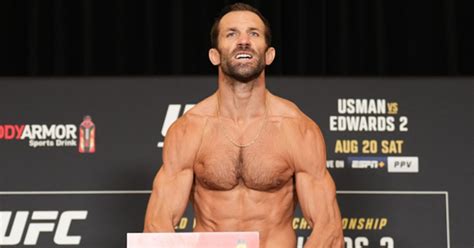 Watch Luke Rockhold Gets Fired Up At The Official Ufc Weigh In