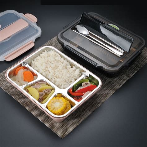 Buy Microwave Lunch Box With 5 Cells Compartments 304
