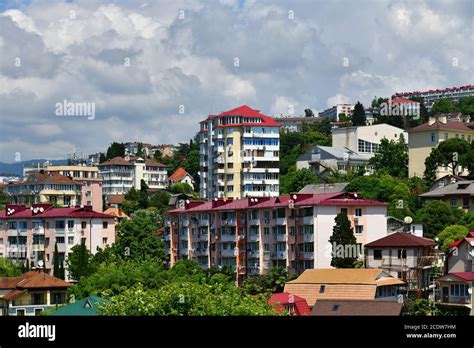 Modern Residential Buildings In Sochi In Russia Stock Photo Alamy