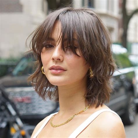 50 Most Trendy And Flattering Bangs For Round Faces In 2023 Hadviser