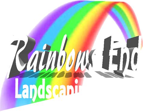 Graphic Design Logo Rainbows End Landscaping by Eloryia RA | Graphic design, Graphic design logo ...