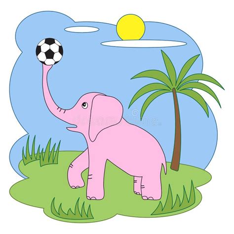 Elephant Soccer Ball Stock Illustrations 146 Elephant Soccer Ball