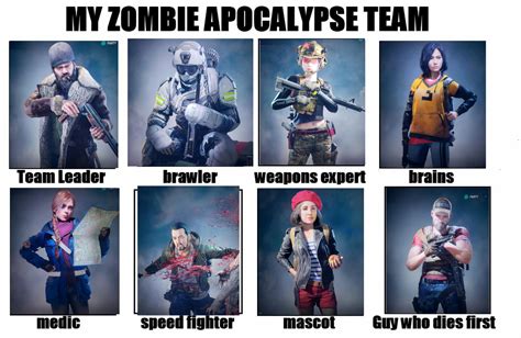Whats Your Zombie Apocalypse Team This Was Made Before The