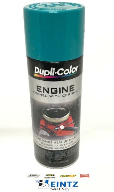 Dupli Color De1643 Ceramic Torque N Teal Engine Paint 12 Oz For Sale